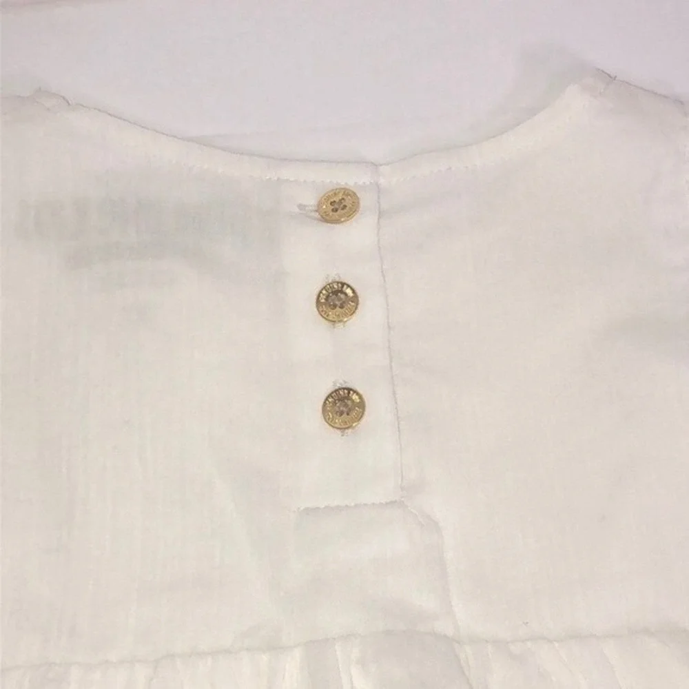 OshKosh Toddler Girls Ivory Brocade Dress Size‎ 3T